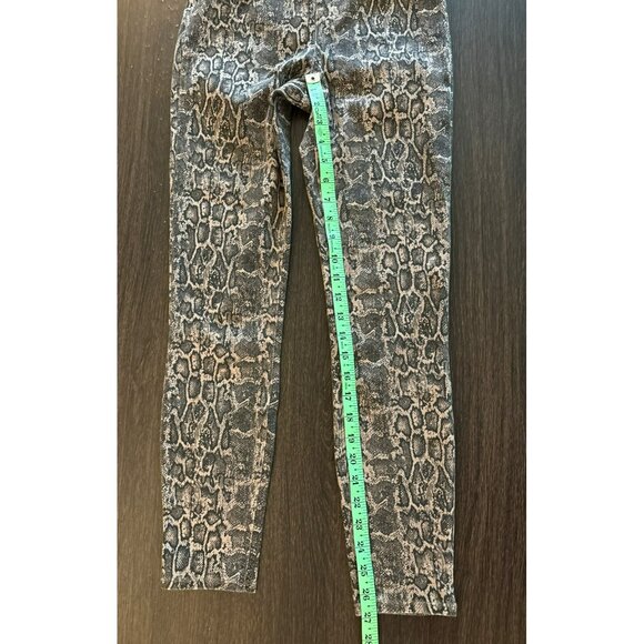 NWT Spanx Taupe Snakeskin Print Ankle Jean-Ish Leggings Size S - Picture 8 of 10